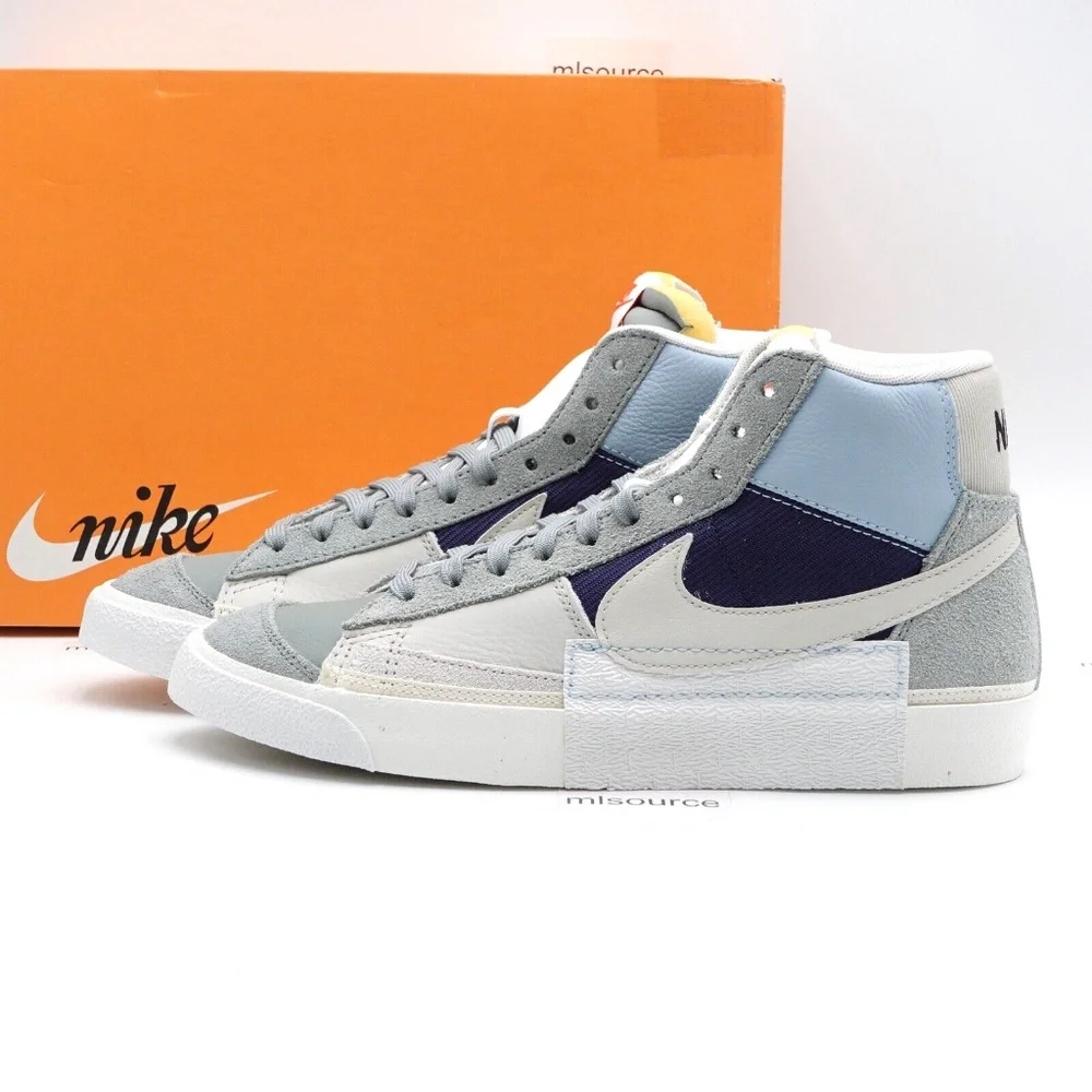 NEW Nike Blazer Mid Pro Club Sneakers DQ7673-300 Mica Green/Light Bone